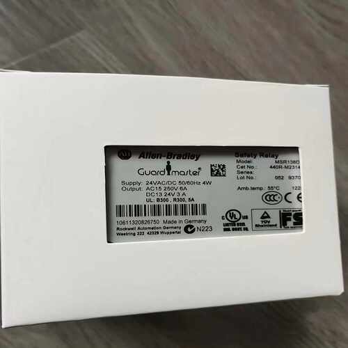 到货AB罗克韦尔安全继电器MSR138DP 440R（佳毅工控）