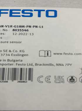 费斯托压力传感器SPAN-V1R-G18M-PN-PN-L1询价