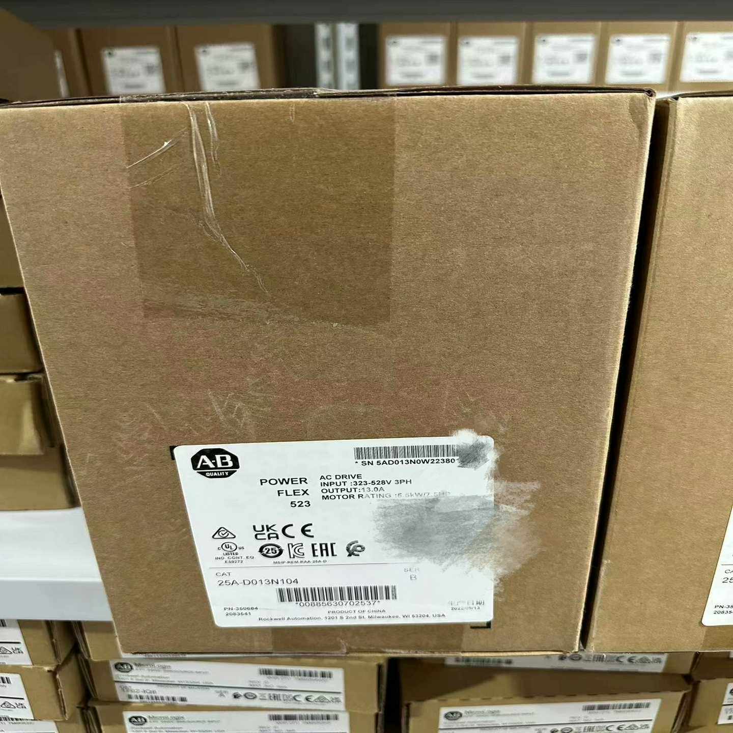 询价~AB变频器25A-D013N104，实采联系