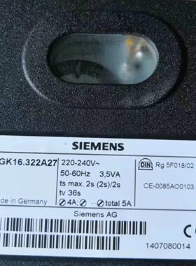 SIEMENS控制器LGK16.322A27，LFL1.32--议价商品