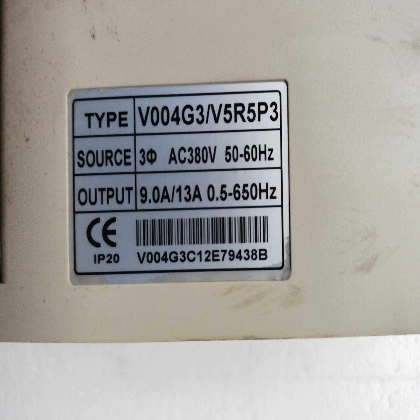 议价拆机SAJ三晶变频器V004G3/V5R5P3实物图片