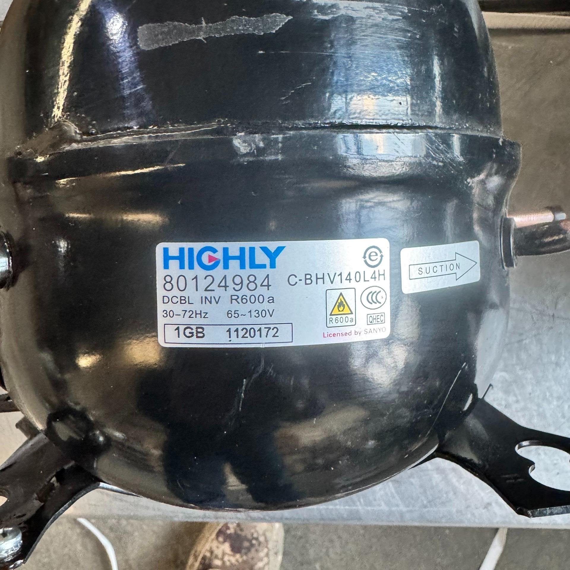 售前询价海利变频压缩机型号C-BHV140L4H    600a冷媒-议价