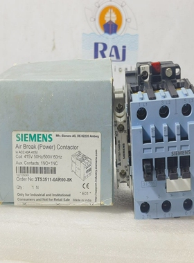 西门子3TS3511-0AR00-8K3POLE415-500V交流电50/60Hz接触
