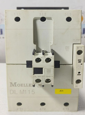 MOELLERDILM1153POLE24-27V直流130A磁性接触器DILM115
