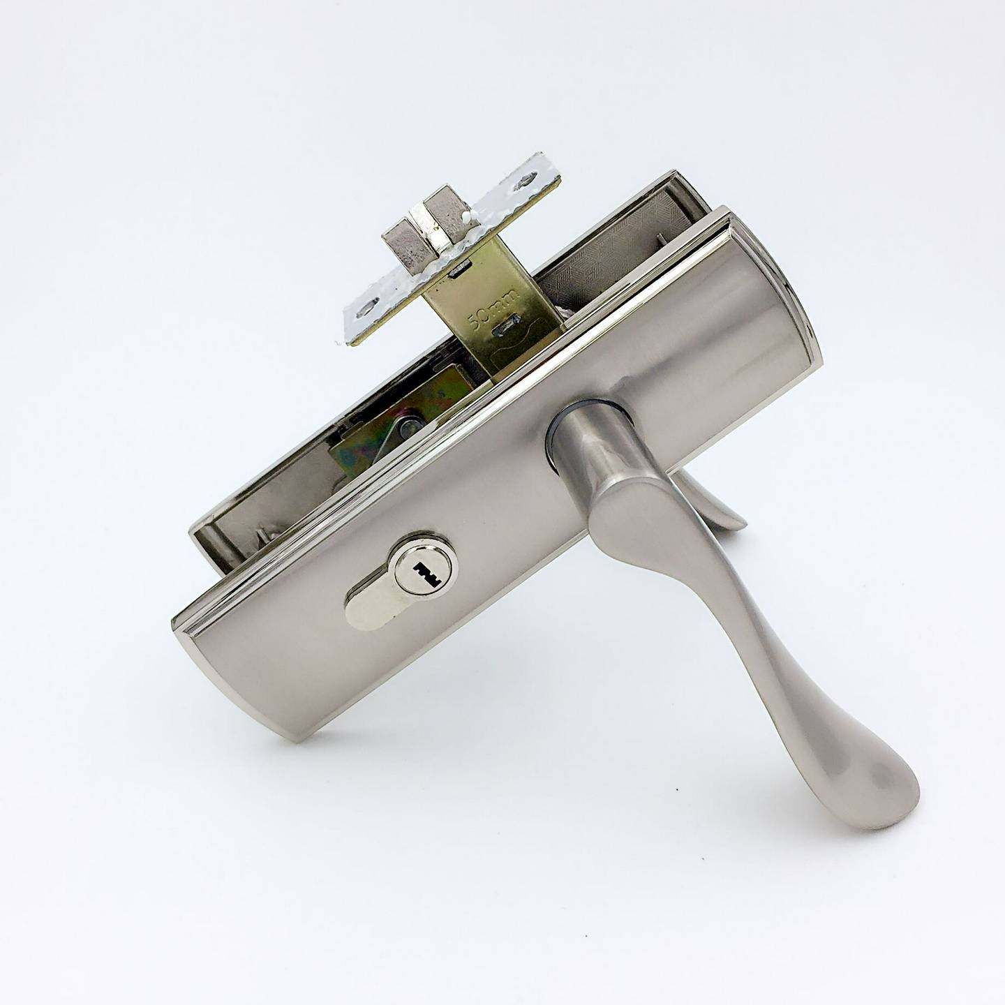 净化门门锁房间门锁单舌把手室内实木门锁卧室简约孔距140mm