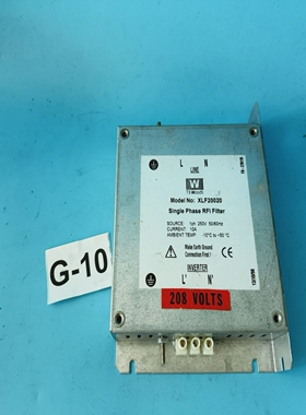 TBWood’sXLF20020单相RFI滤波器250V10AEMI噪音抑制