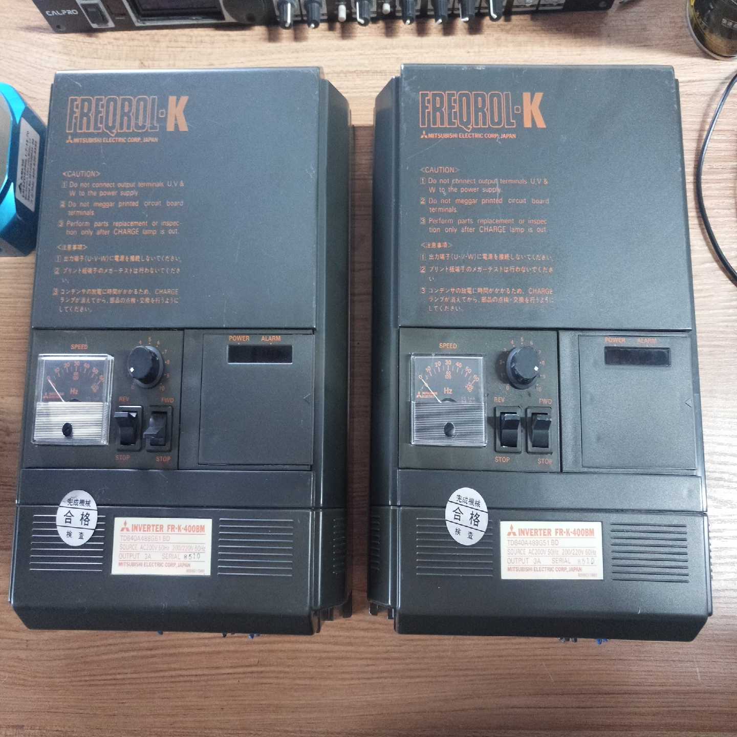 议价拆机三菱变频器2台，FR-k-400BM，功能包好，成色漂亮