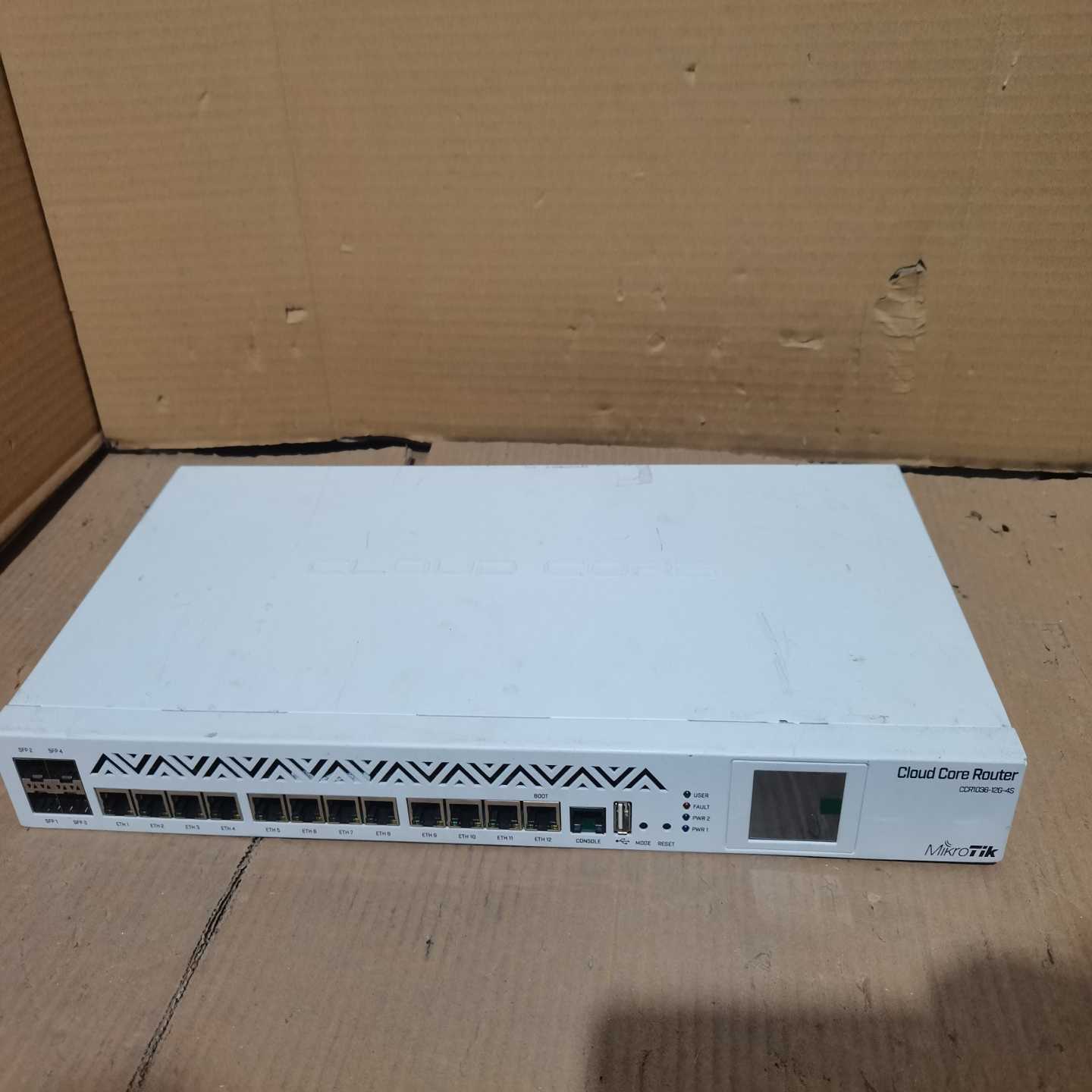 双直流电源36核路由Mikrotik软路由CCR1036-1--议价商品