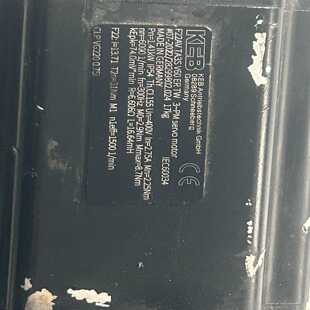 咨询 无 德国KEB伺服电机F22AVTA3SV60ERTW