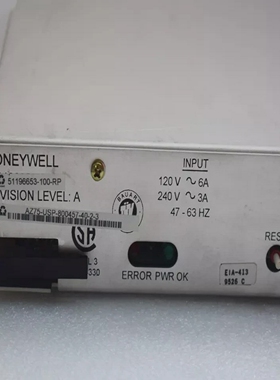 1件HONEYWELL51196653-1005插槽电源模块HF-75805-B120/24