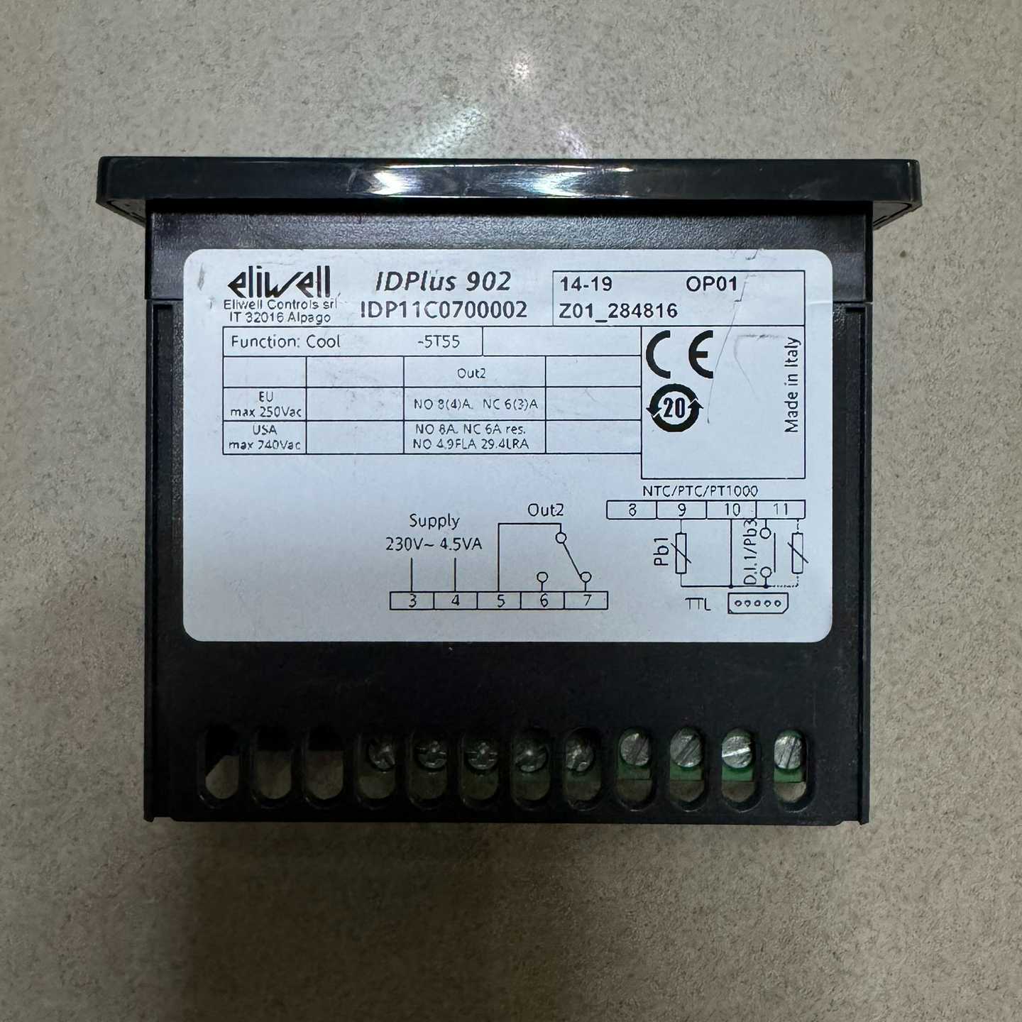 咨询-伊力威温控器IDPlus902，型号IDP11C070