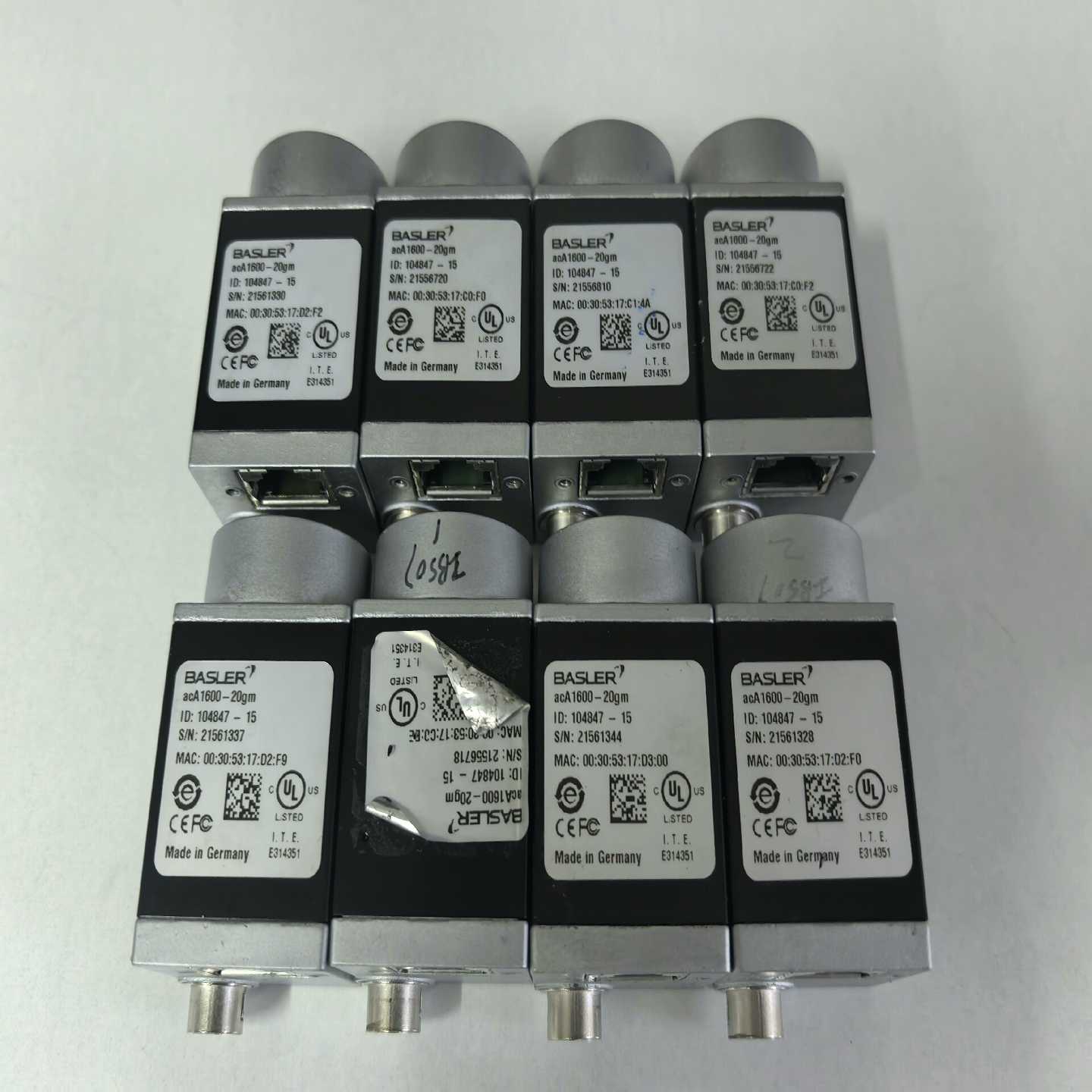 BASLERacA1600-20gm，二手拆机宝贝实物图！--议价商品