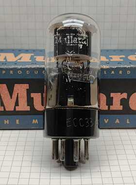 52年大盾ECC356SL7GT薄黑座黑霉屏电子管一只【博航商行】