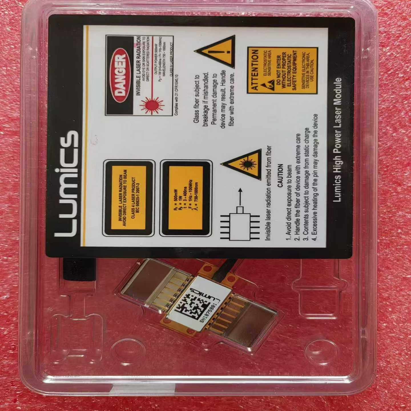 咨询-910nm蝶形泵浦激光器，单模，功率600mw，，议