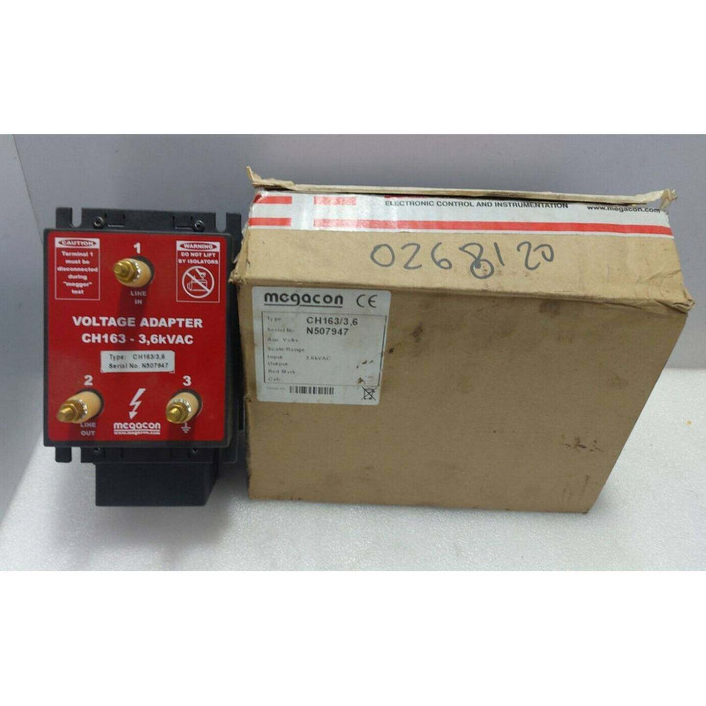 议价-AdapFtateurDeTensionMegaconCH163/3,6Entrée3,6kVAC/CH