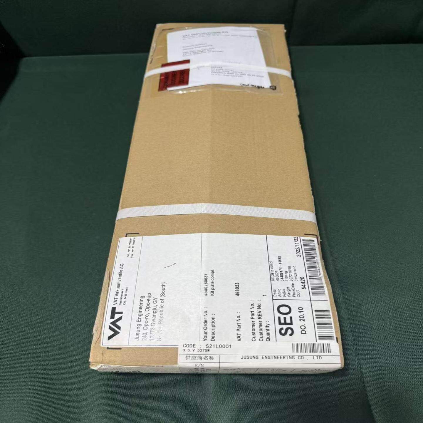 【请询价】VAT Kit plate compl全新原装瑞士制造