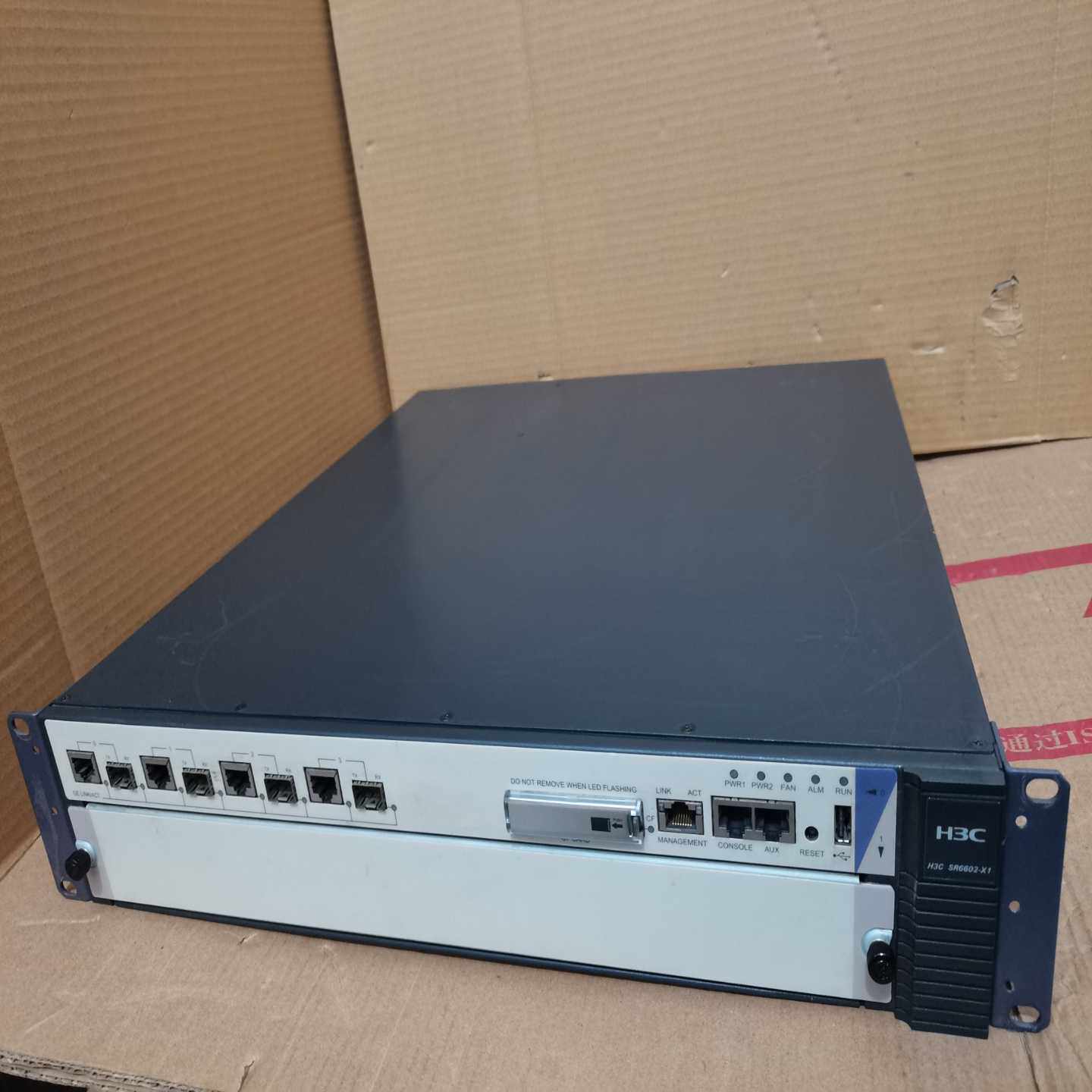 H3C华三SR6602-X1路由器。测好。实物图。带双电源。--议价商品