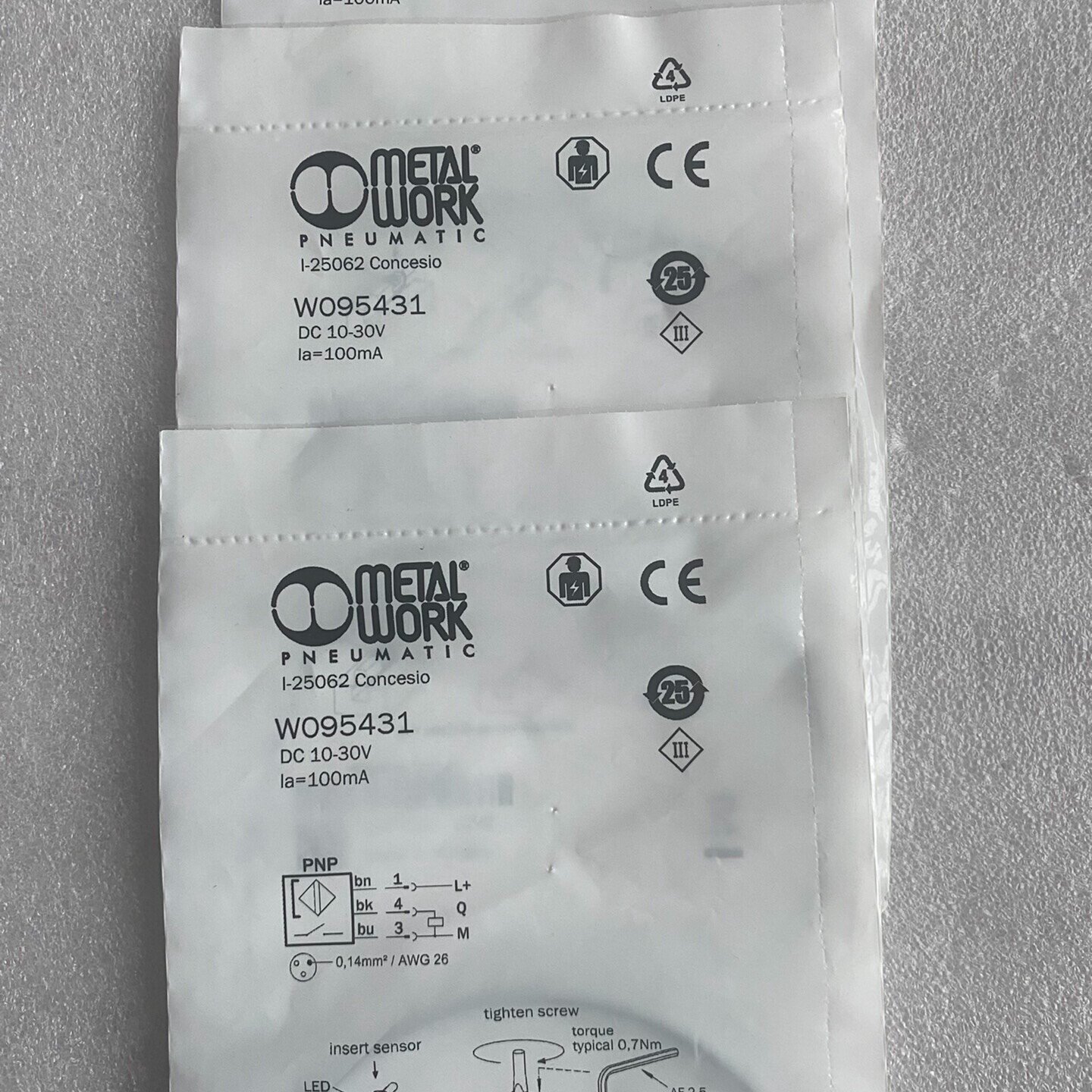 METALWORK麦特沃克接近开关W095431 W0952--议价商品