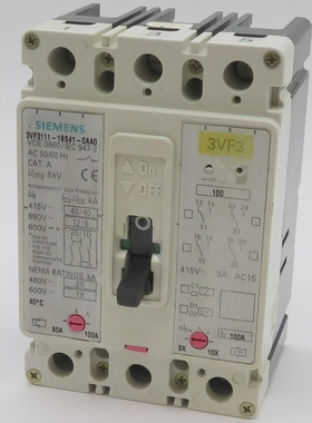 SIEMENSLeistungsschalter3VF3111-1BS41-0AA0CircuitBreaker