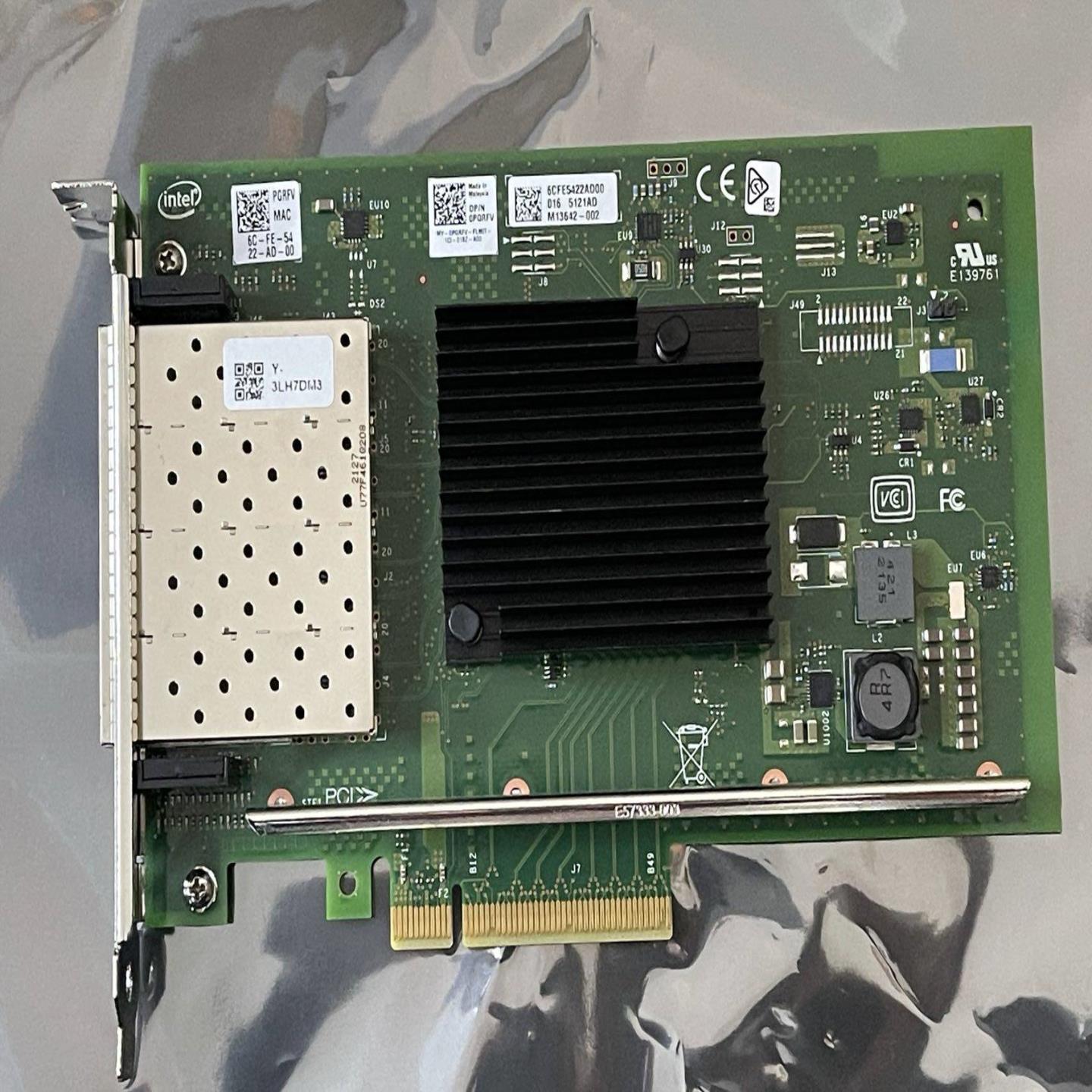 配件DELL 原装 X710DA44口万兆网卡VMDqPCI-SIG* SR-IOV议价