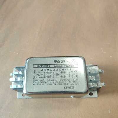TDK电源滤波器ZRAC2206-11，拆机品，成色如图。功--议价商品