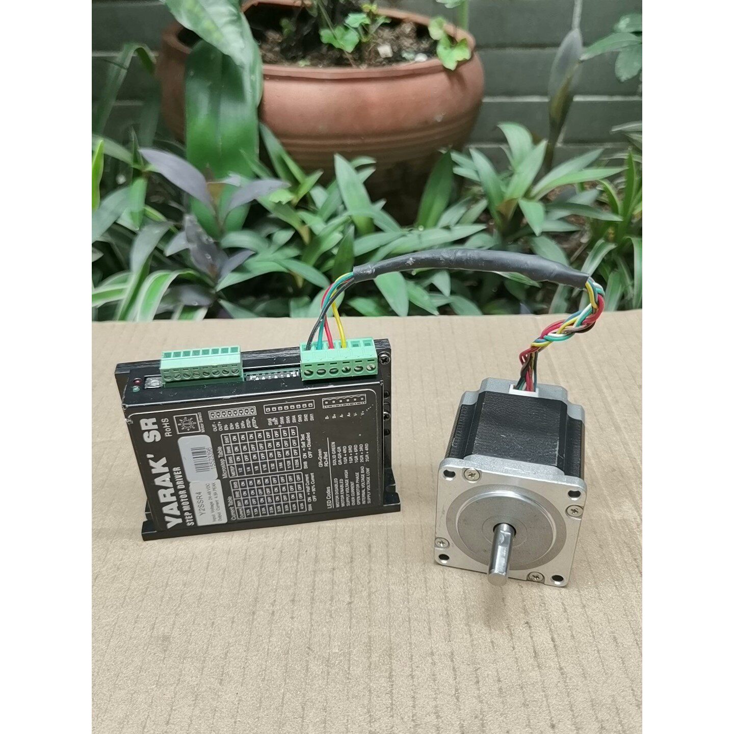 YARAK信浓57步进电机套装Y2SSR4驱动器+STP-