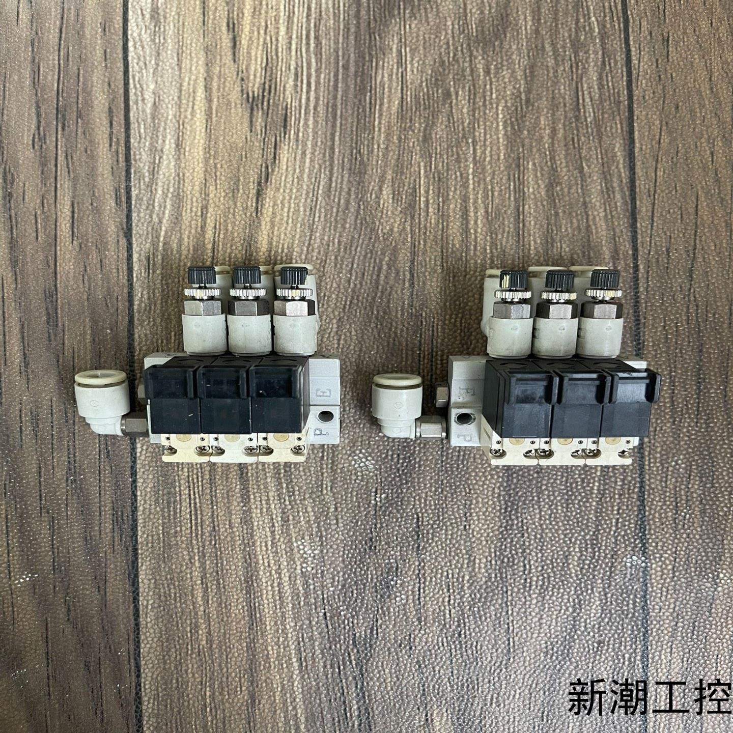 SMC三通汇流排+电磁阀VQ110-5M0+调节阀接头整套议价商品