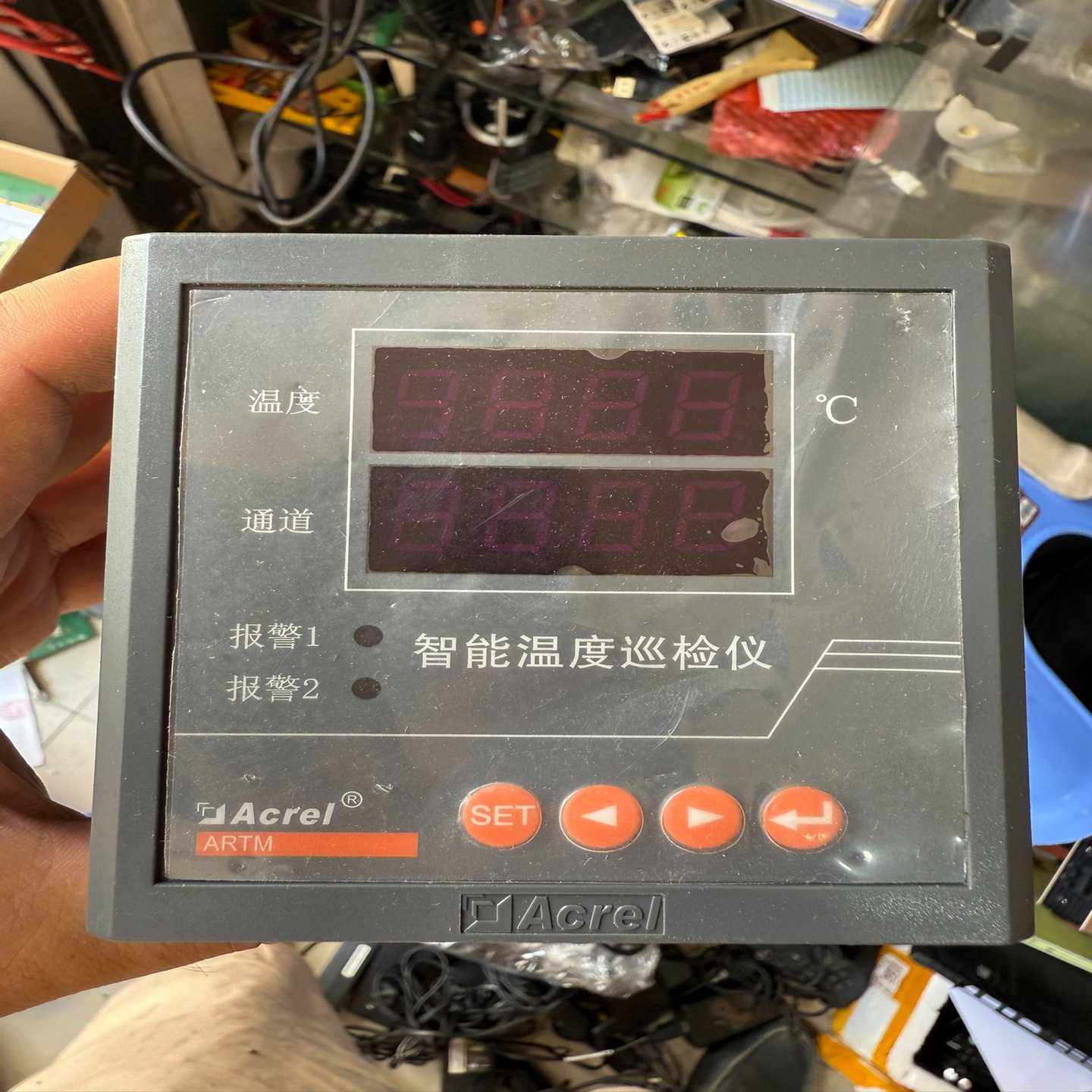 ARTM-8/JC安科瑞智能温度巡检仪实物图包好--议价商品