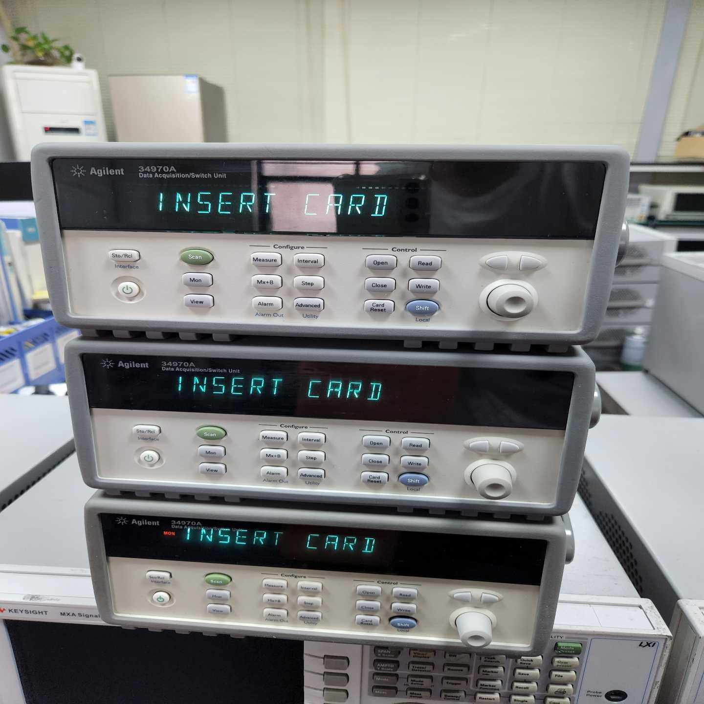 【星慕电子】新到货实验室正常使用Agilent34970A采集仪，成