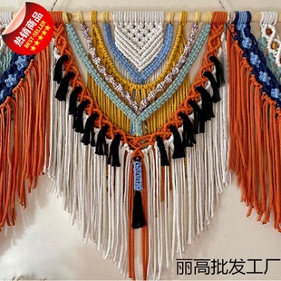 彩色掛毯北歐簡約家居軟裝 飾diy 壁掛沙發(fā)電視背景墻裝