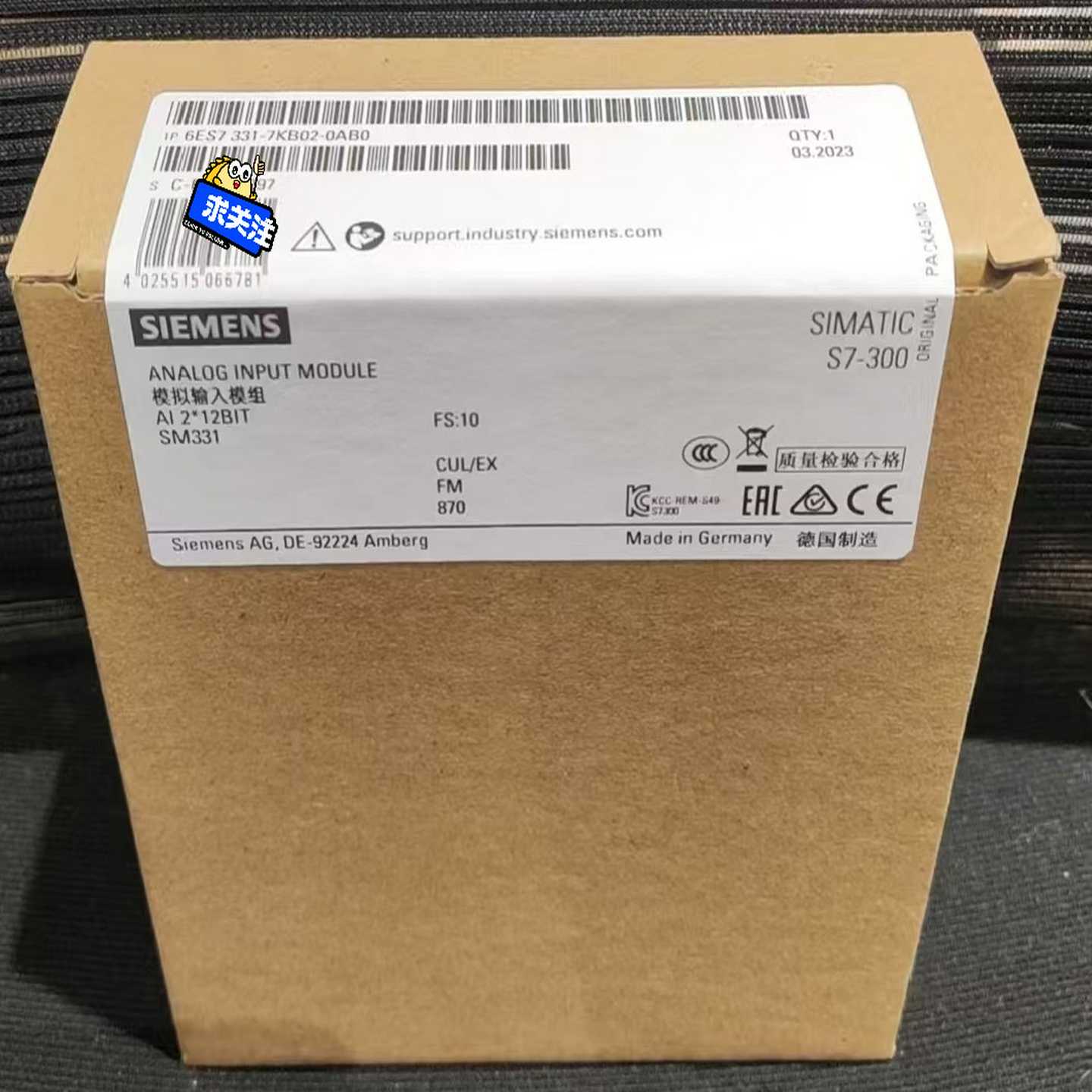 【请询价】6ES7331-7KB02-0AB06ES7 331-7K