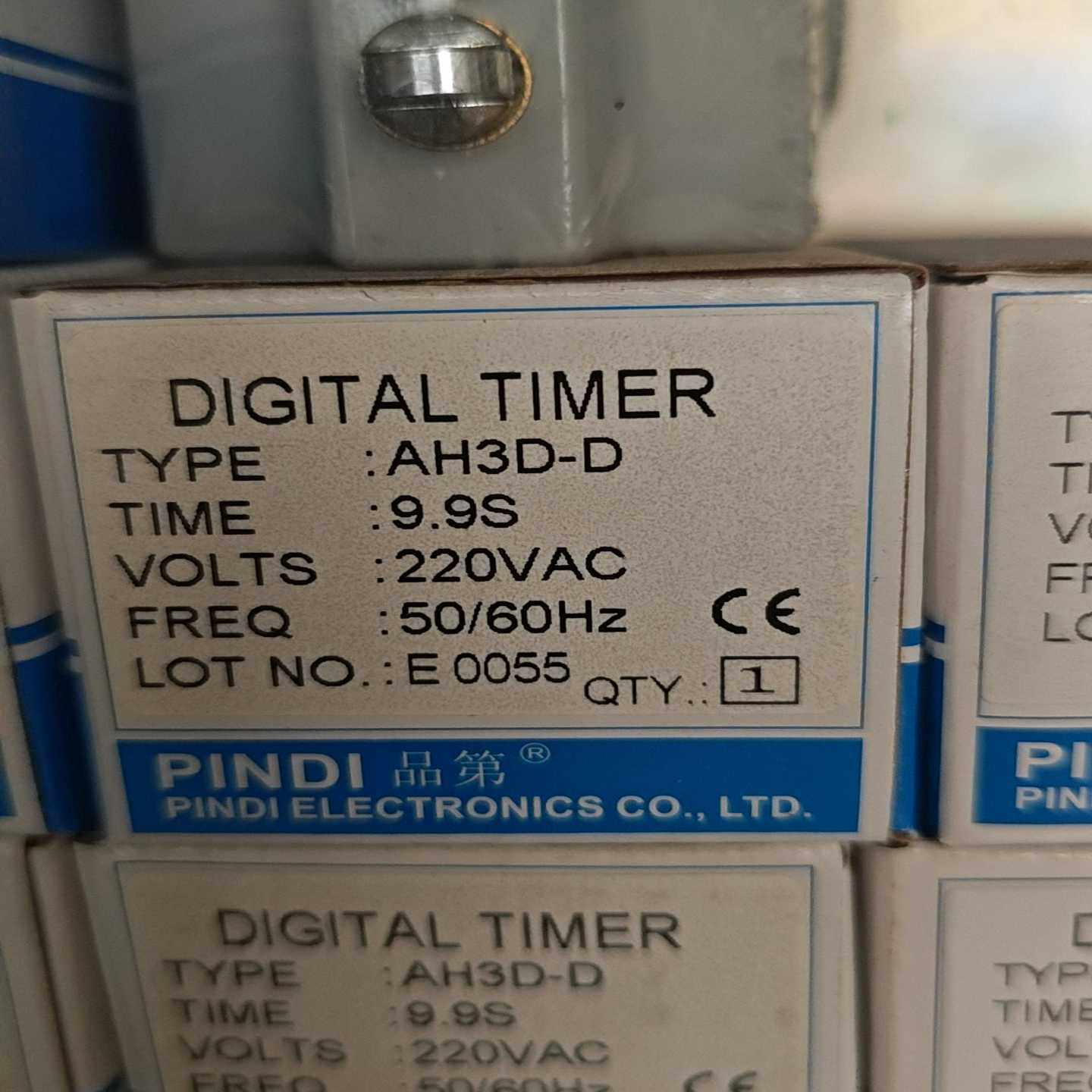 品第时间继电器AH3D-D，9.9S定时，220VAC电压，--议价商品