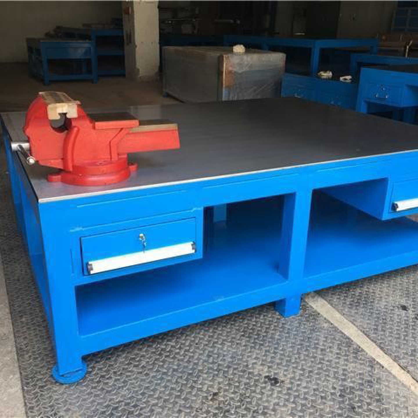 重型模具钢板工作台模具组装虎钳工作台20mm厚钢板