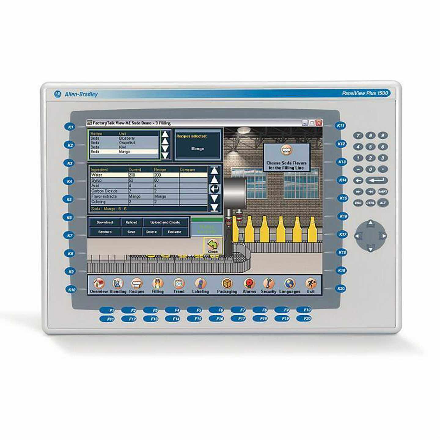 AB罗克韦尔触摸屏显示器操作终Q端2711P-B15C4A9