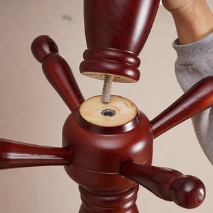衣架落地挂衣架实木衣帽架家用卧室简易立式 4I新中式 挂包挂衣服架