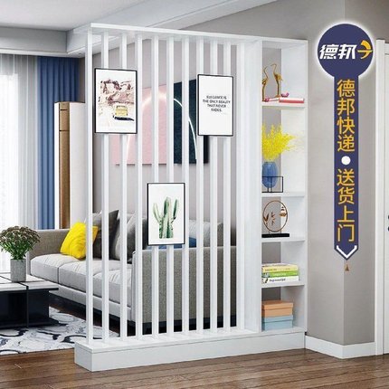 入户玄关置物架家用实木进门新中式屏风隔断客厅屏风卧室遮挡装饰