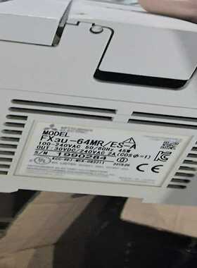 三菱PLCFX3U-64MR/ES-A，原装拆机！功能正常--议价商品