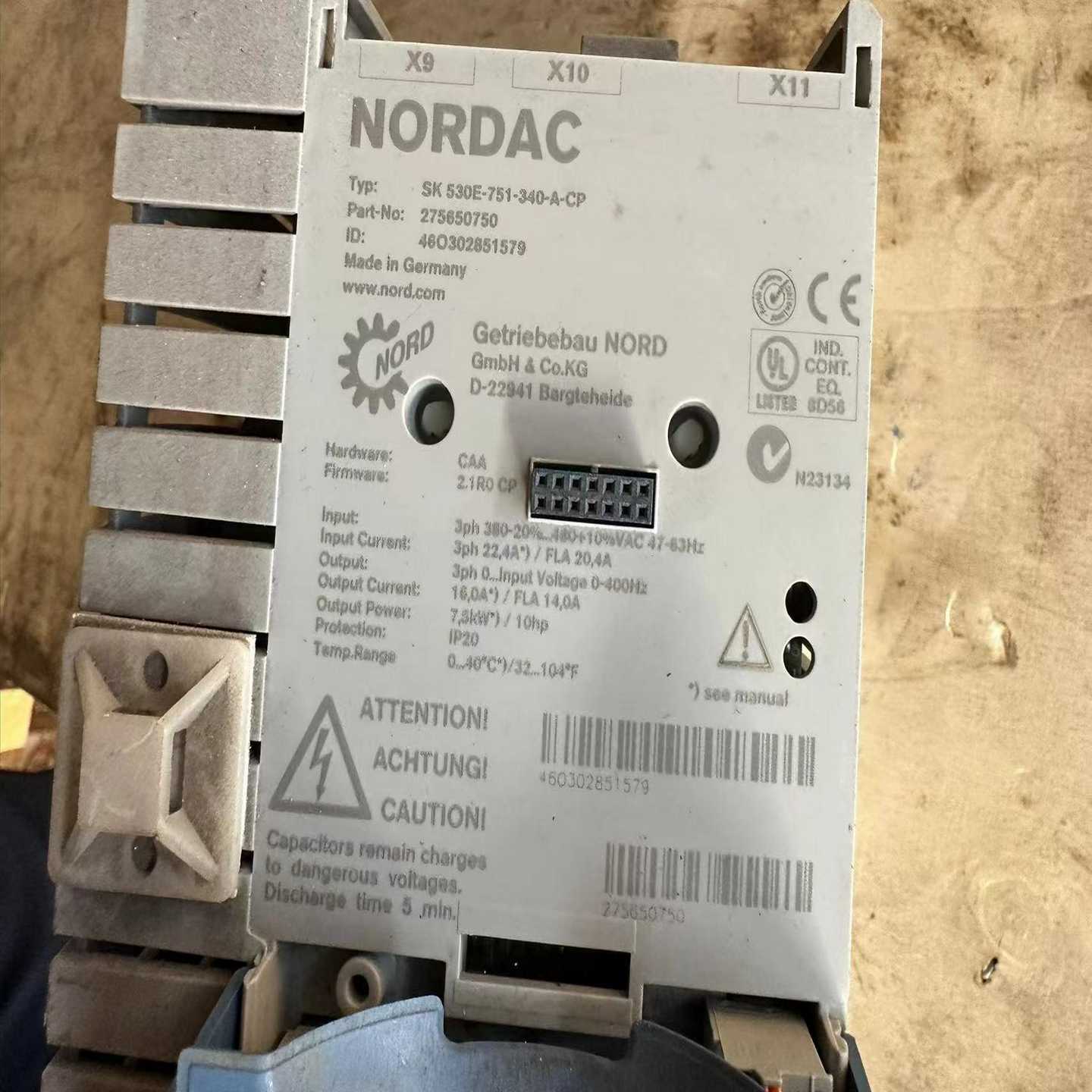 NORDAC诺德变频器SK530E-751-340-cp询价