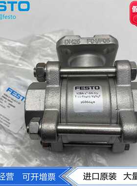 FESTO费斯托球阀VZBA-1-GG-63-T-22-F0405-V4V4T1686640订货