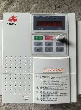 三品变频器，型号是SANP-2.2G/3.7P-3P-DG--议价