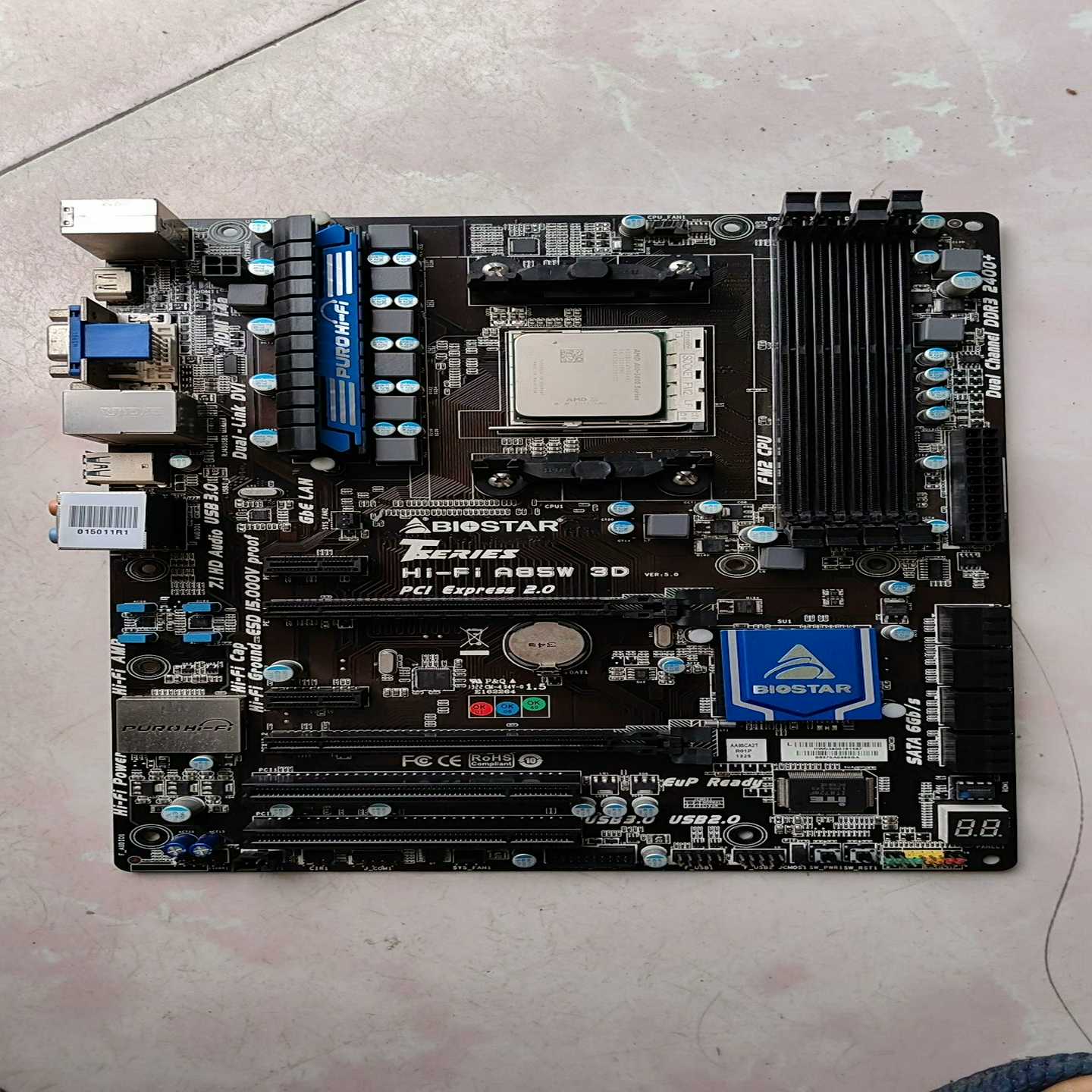 BIOSTAR/映泰 Hi-Fi A85W AMD FM2~询价