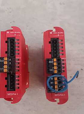 拆机AB罗克韦尔安全继电器模块，型号:MSR41--议价商品