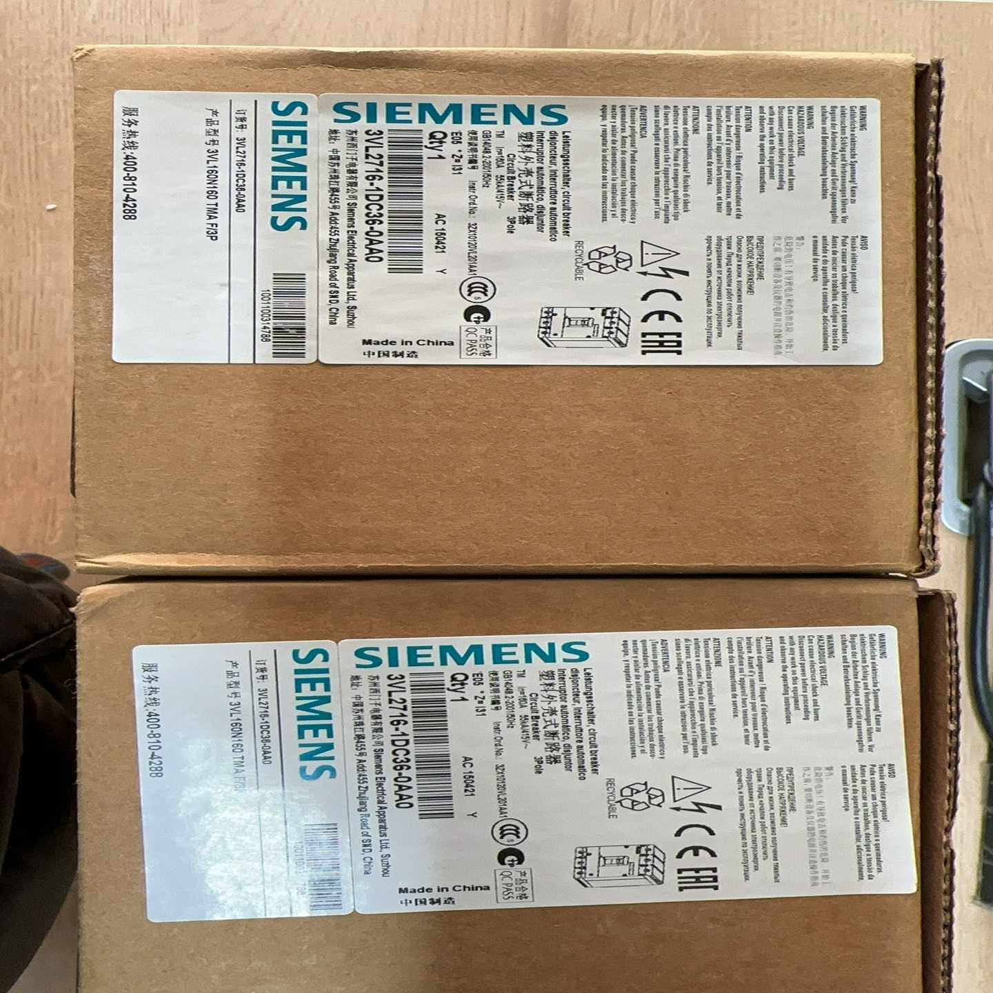 西门子断路器3VL2716-1DC36-0AA0全新原装--议价商品