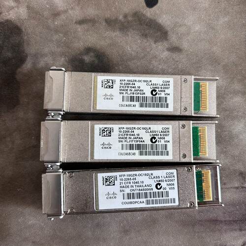 思科模块 XFP-10GZR-OC192LR，如图--议价商品