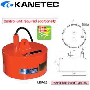 日本强力KANETEC永久电磁吸盘LEP Q502x752 1520253035LEP
