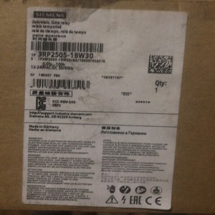 1BW30 型号3RP2505 询价 时间继电器