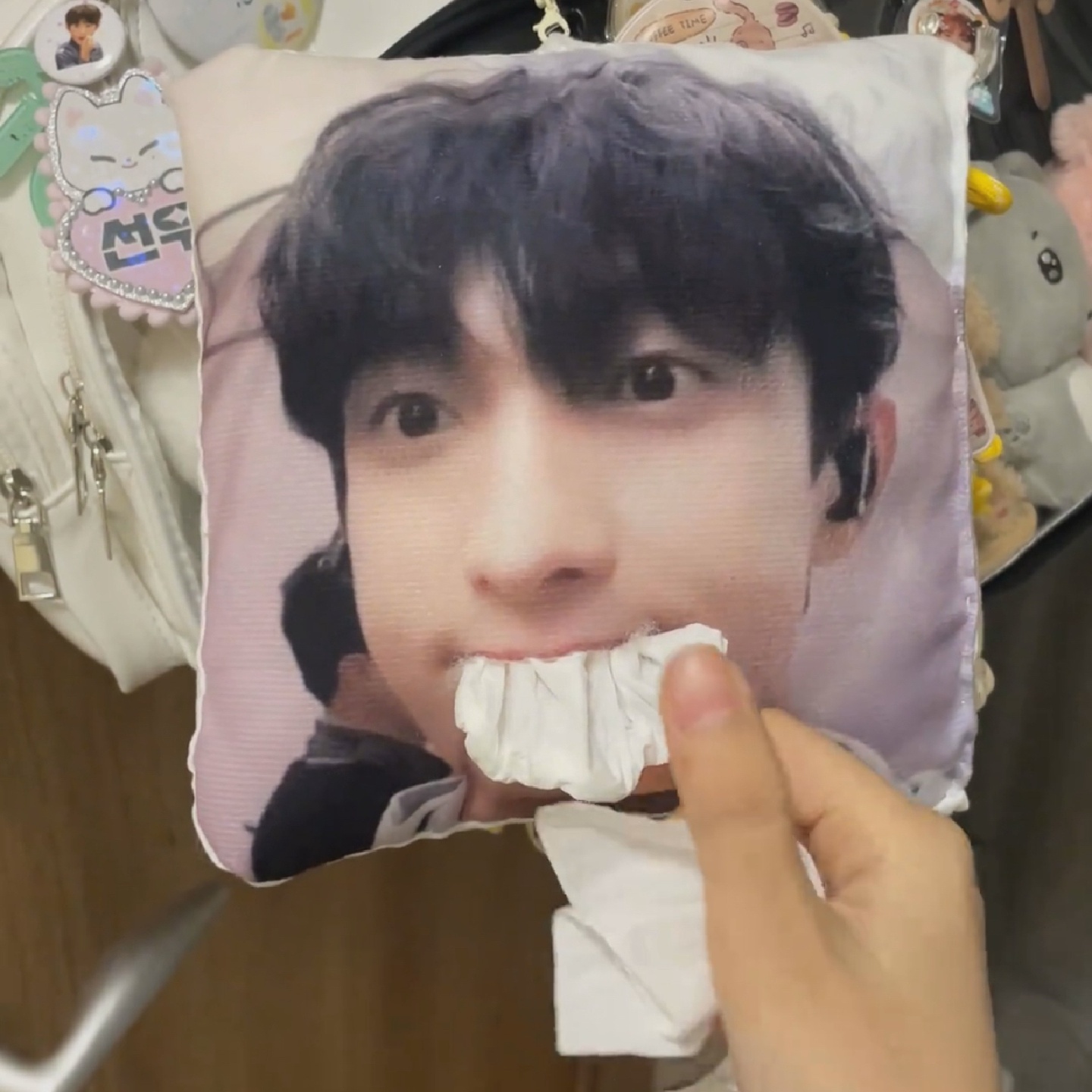 网红明星可定制趣味抽纸袋定制闺蜜生日礼物抽象挂件演唱会物料