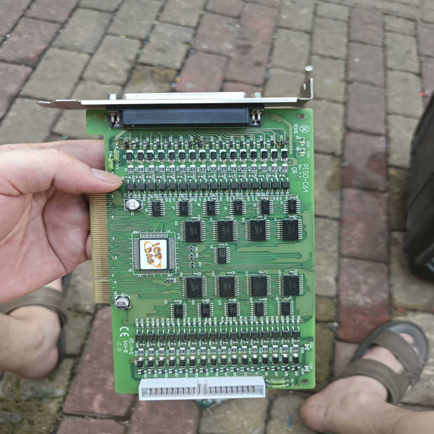 泓格PISO-C64，隔离数字量输入卡 ，拆机，功能包好【鑫鑫商