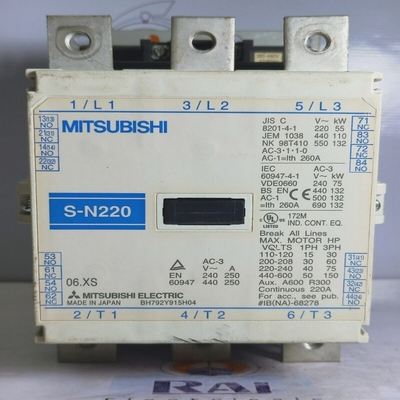 MITSUBISHIS-N220MAGNETICCONTACTOR380to440V50/60HZAC