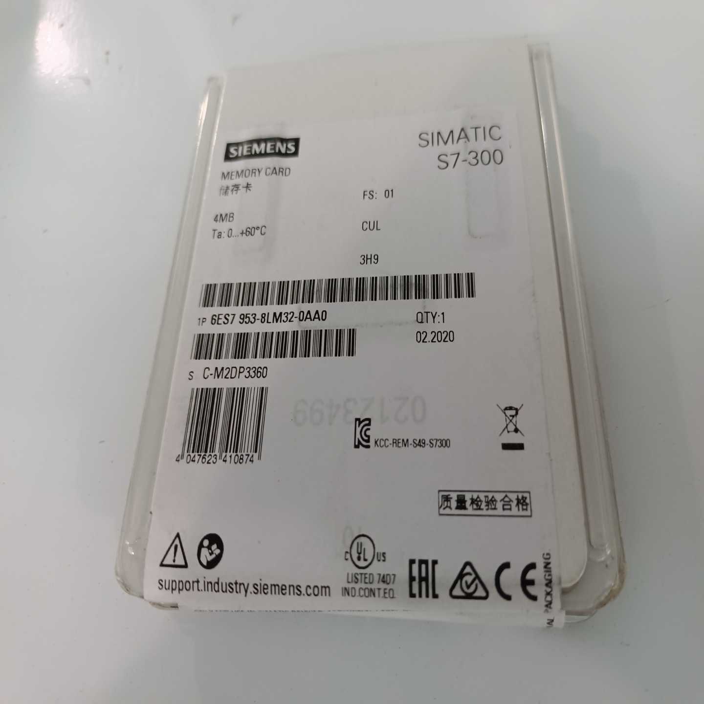 1P6ES7953-8LM32-0AA0300存储卡询价